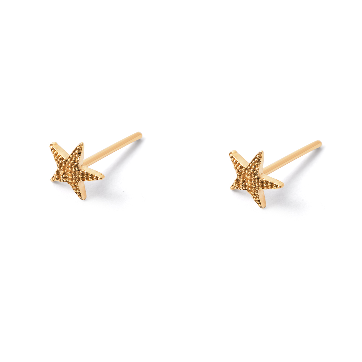 Starfish gold earrings g