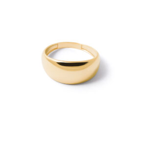 Wide gold ring g