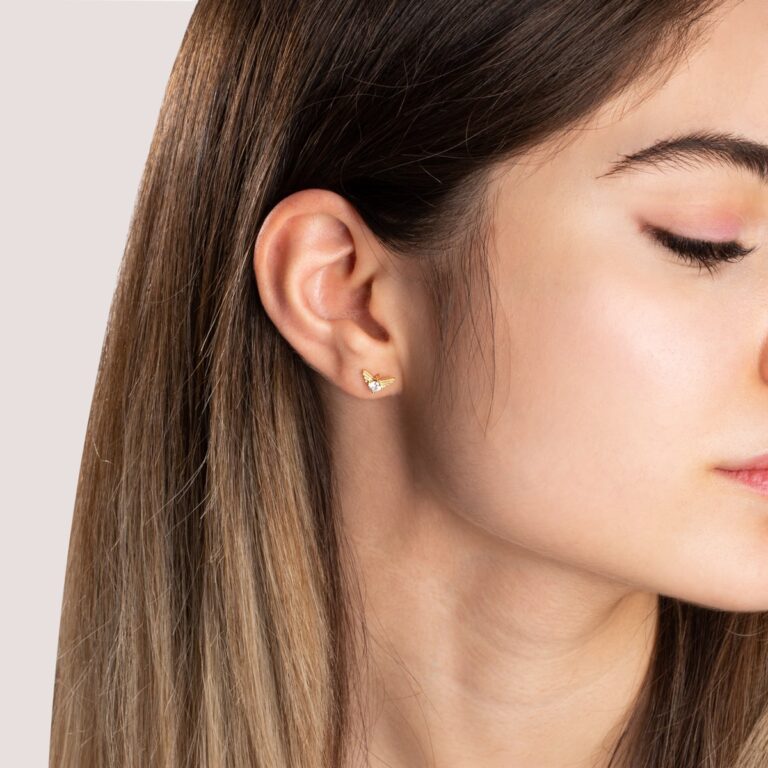 پیرسینگ طلا بال فرشته - تصویر 6