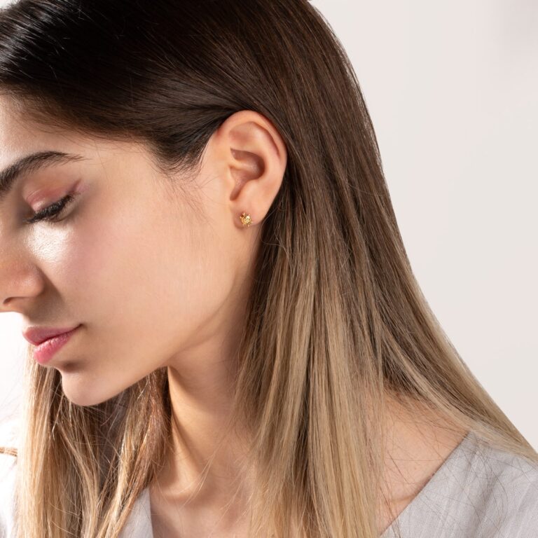 پیرسینگ طلا لاک پشت - تصویر 6