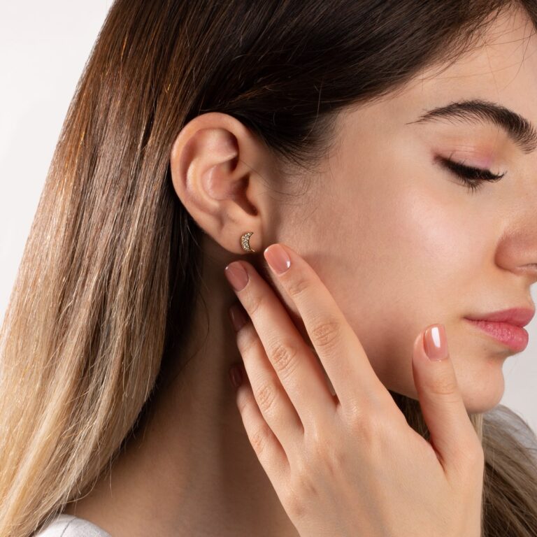 پیرسینگ طلا ماهلین - تصویر 6