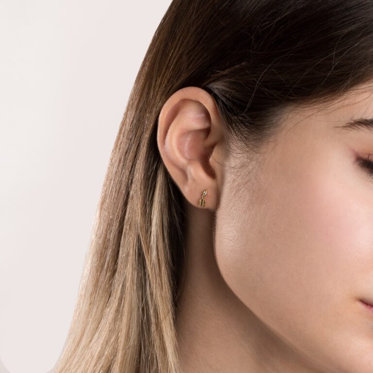 پیرسینگ طلا پیکان - تصویر 6