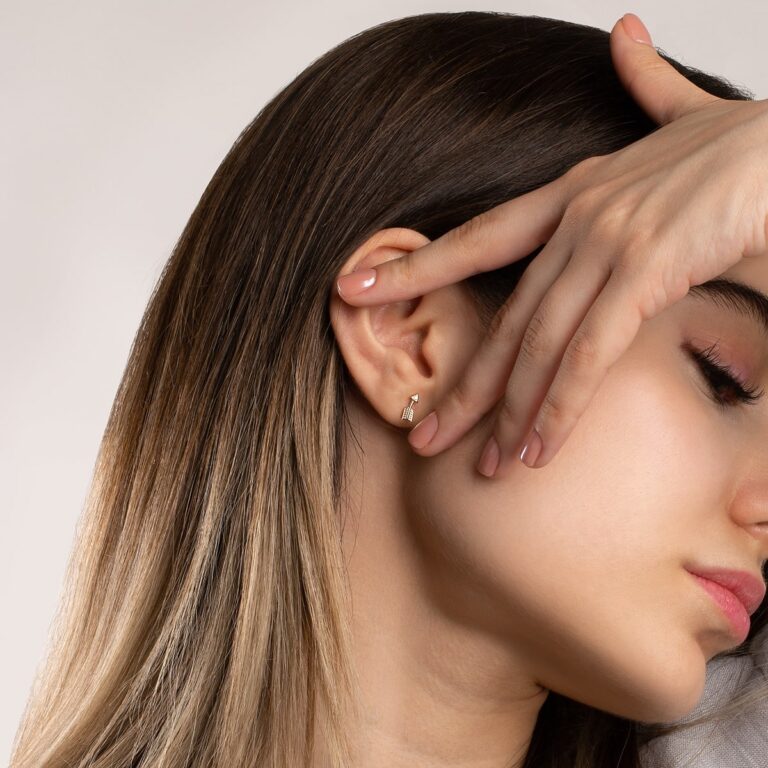 پیرسینگ طلا پیکان - تصویر 5