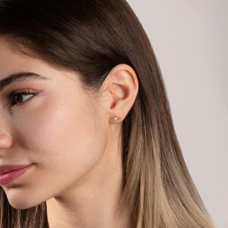 پیرسینگ طلا باگت و توپی - تصویر 5