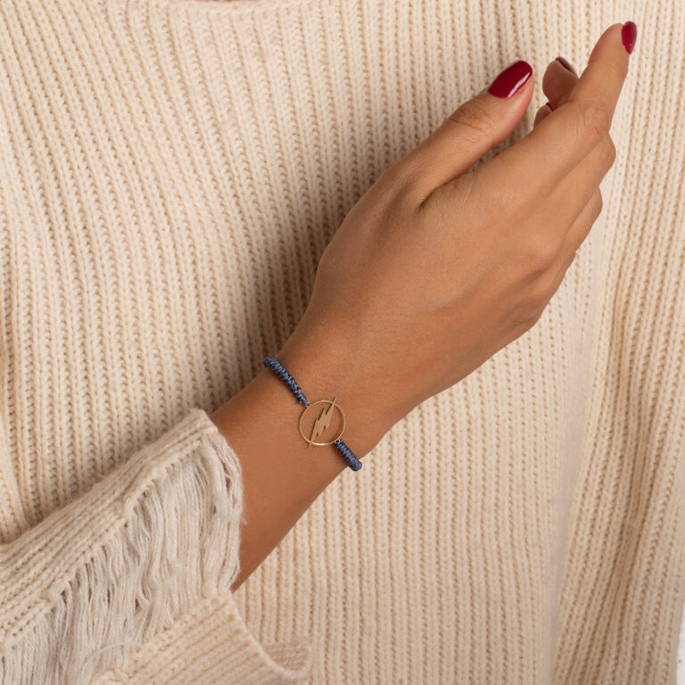 دستبند طلا بافت آذرخش - تصویر 3