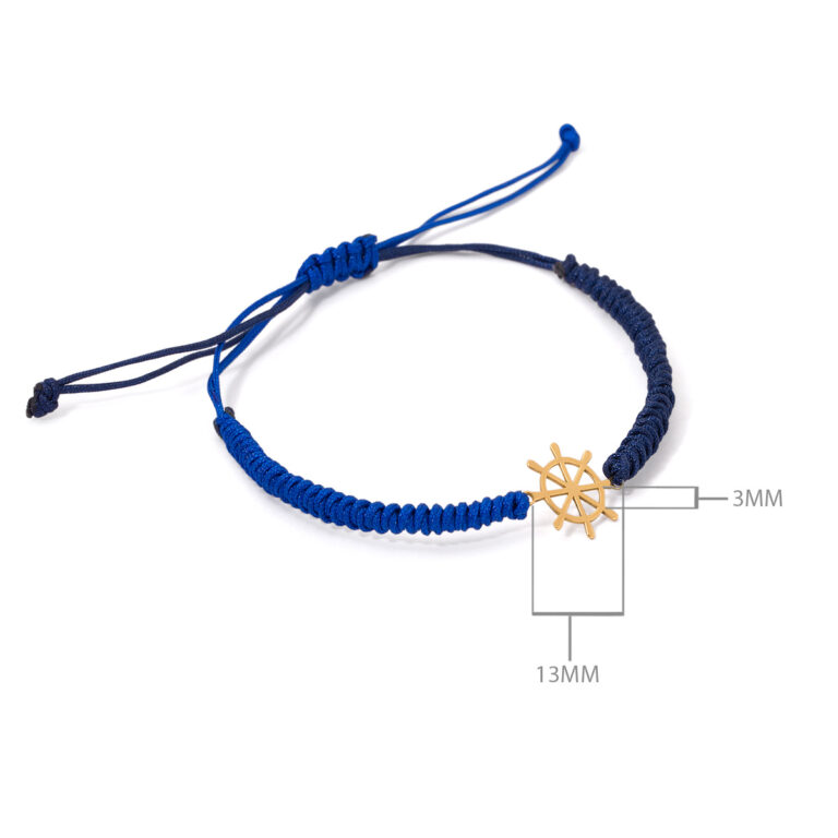 دستبند طلا بافت سکان - تصویر 4