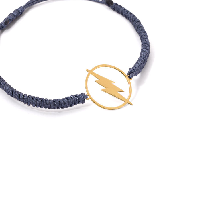 دستبند طلا بافت آذرخش - تصویر 4