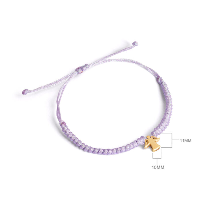 دستبند طلا بافت فرشته - تصویر 4