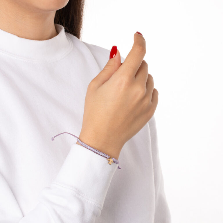 دستبند طلا بافت فرشته - تصویر 3