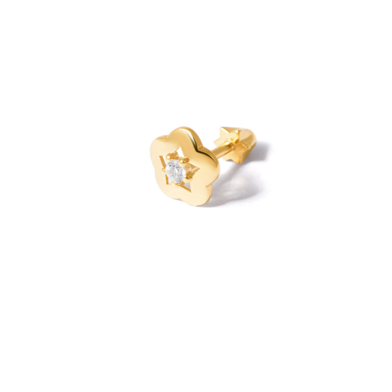 Alyssum flower gold piercing g