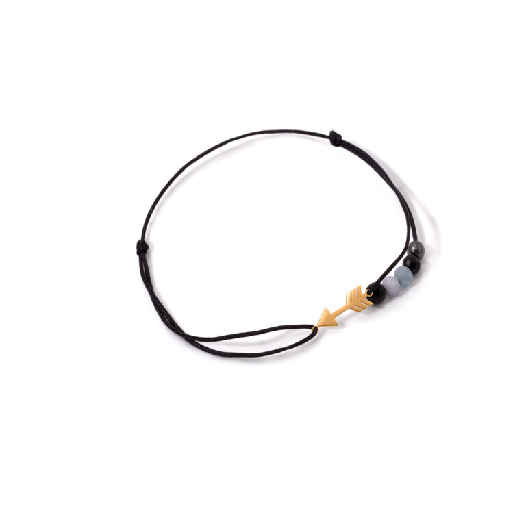 Arrow woven gold bracelet g