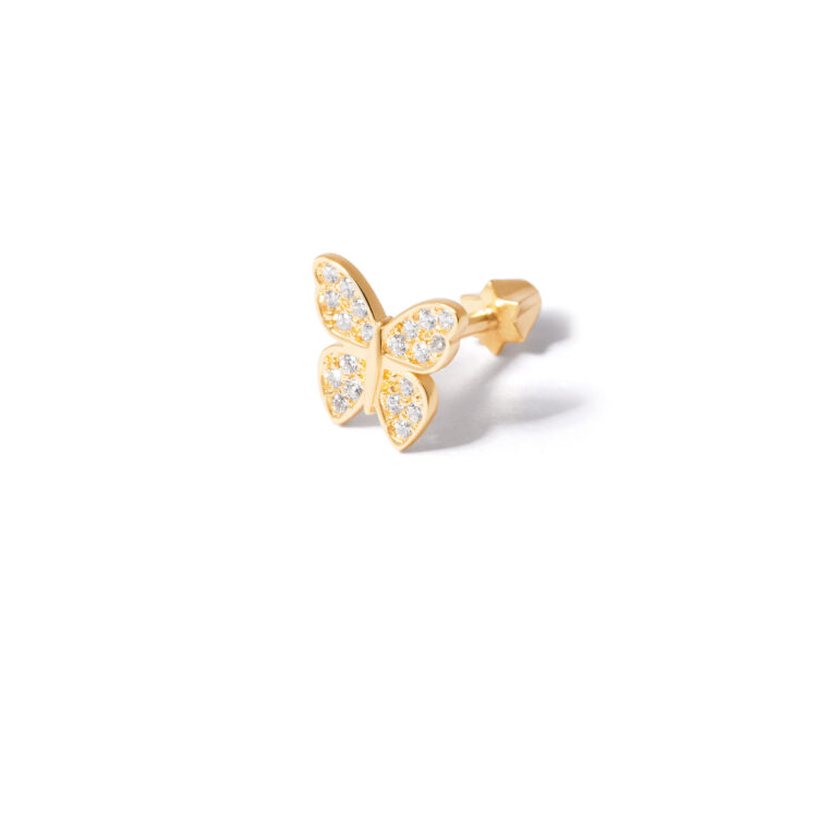Butterfly gold piercing g