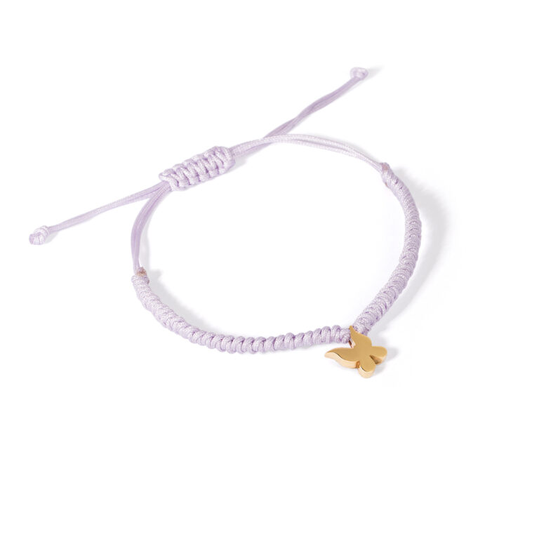 Butterfly woven gold bracelet g
