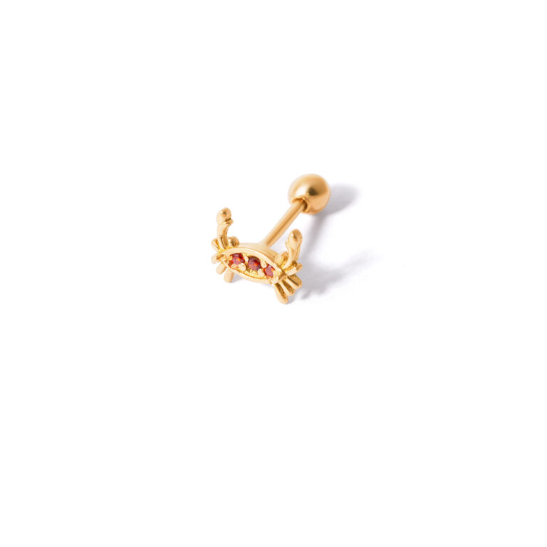 Crab gold piercing g