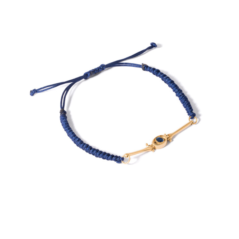 Eye weave gold bracelet g