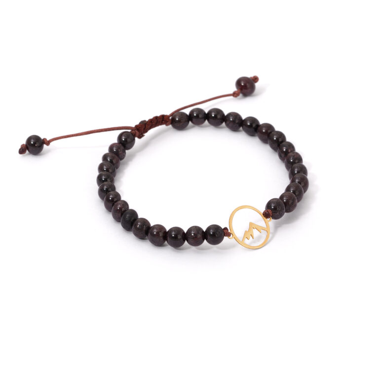 Mountain stone gold bracelet g