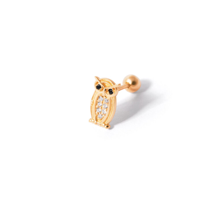 Owl gold piercing g