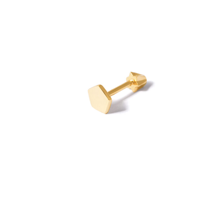 Pentagonal gold piercing g