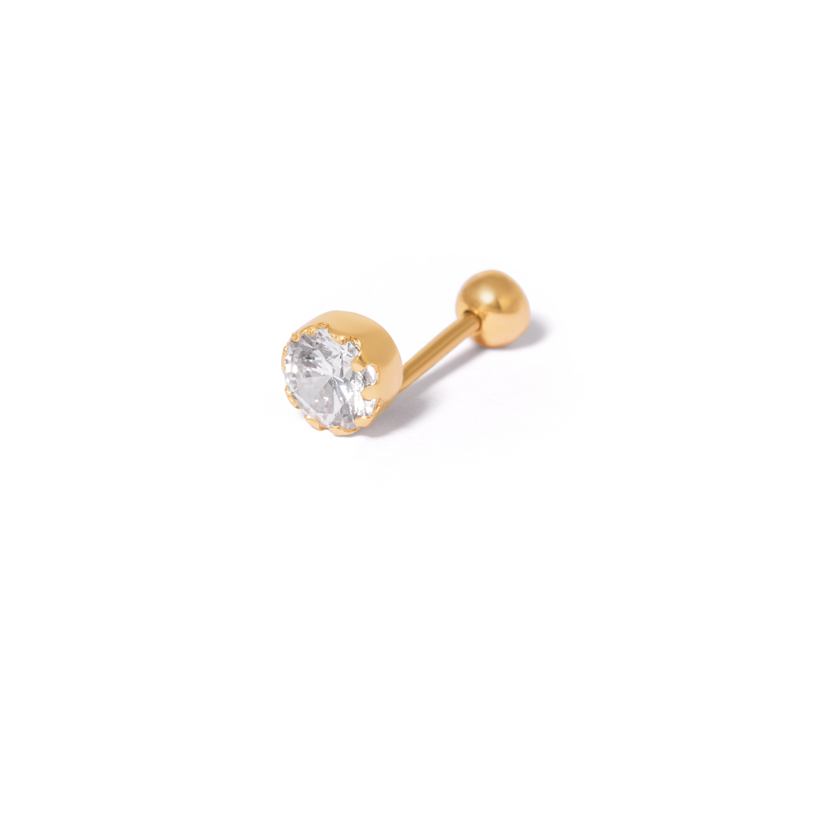 Single gem gold piercing g