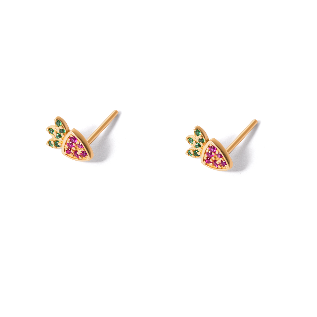 Strawberry gold earrings g