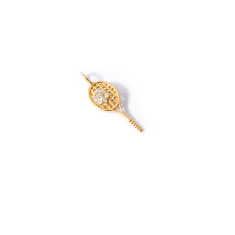 Tennis gold pendant g