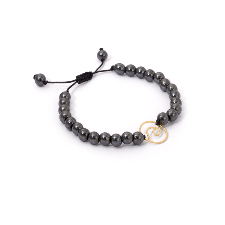 Wave stone gold bracelet g