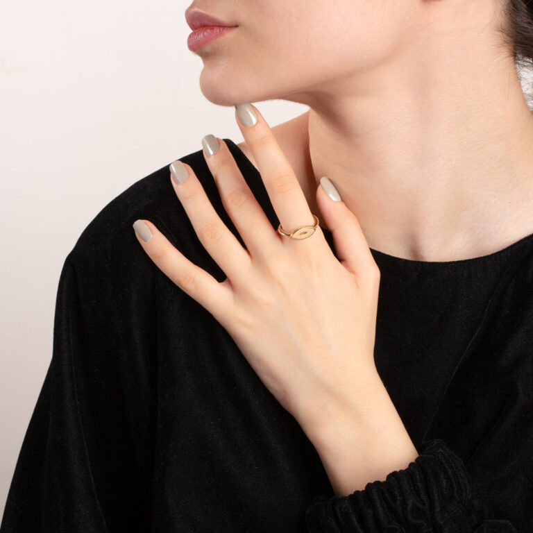 انگشتر طلا پینکی - تصویر 3