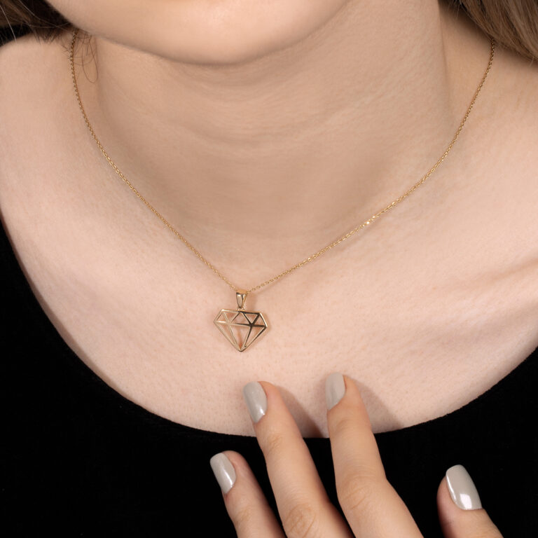 آویز طلا الماس - تصویر 3