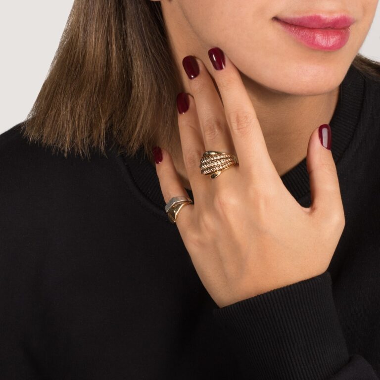 انگشتر طلا دامله سُرنا - تصویر 3