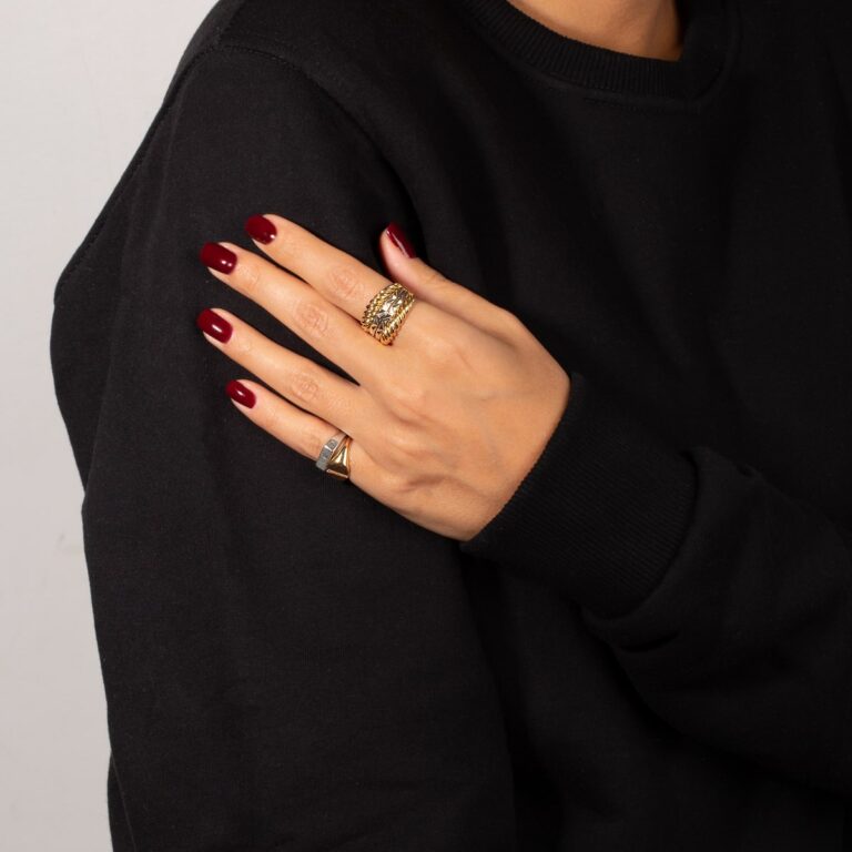 انگشتر طلا دامله تیارا - تصویر 3