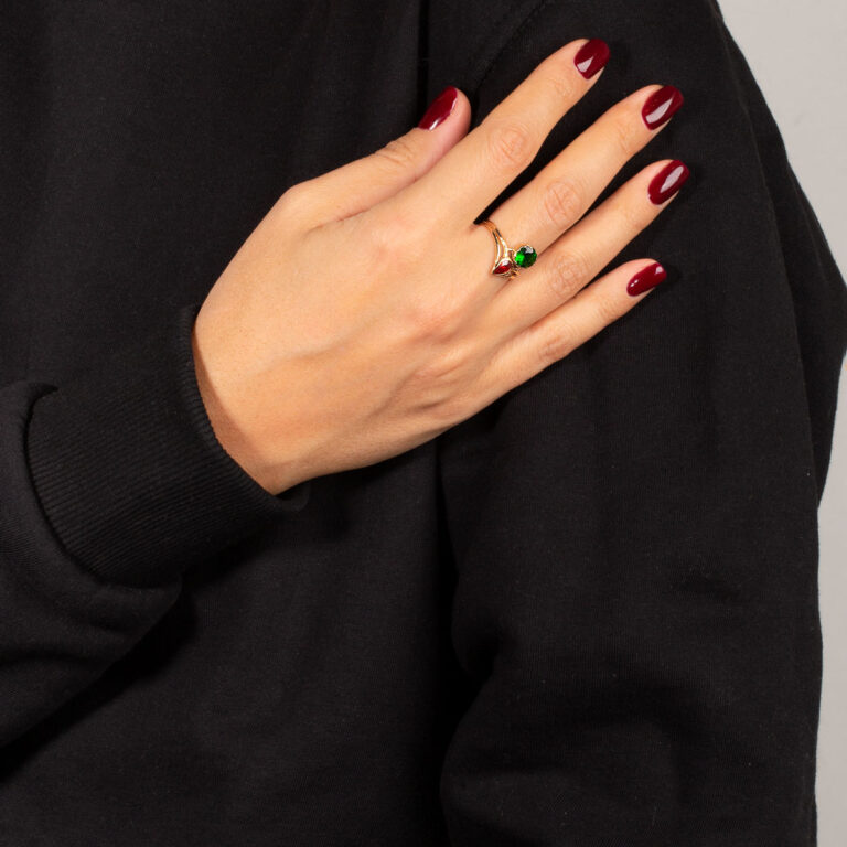 انگشتر طلا اشک النا - تصویر 3