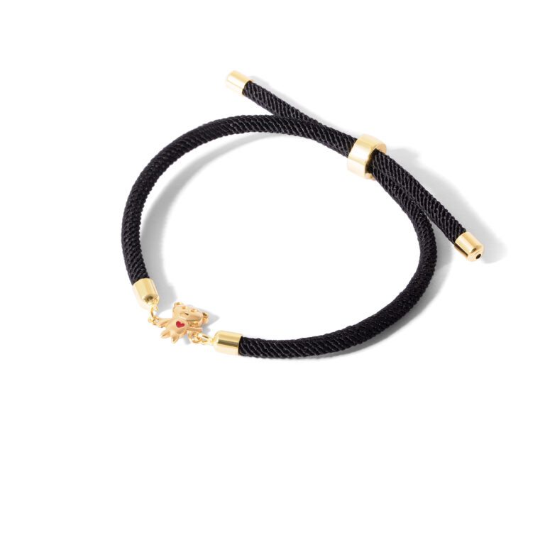 دستبند طلا بافت تدی