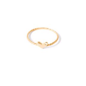 Andia heart gold ring g