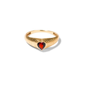 Areta heart gold ring g