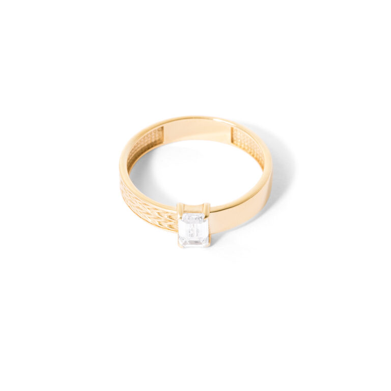 Attila white gold ring g