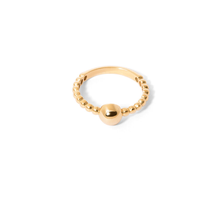 Ball gold ring g