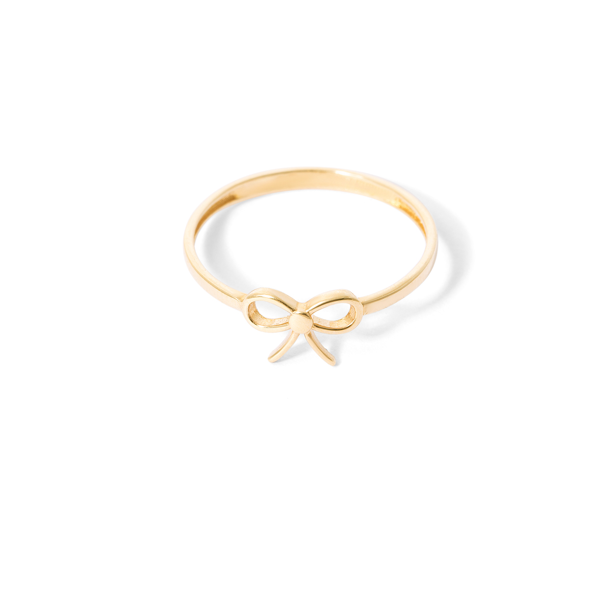 Bow tie gold ring g