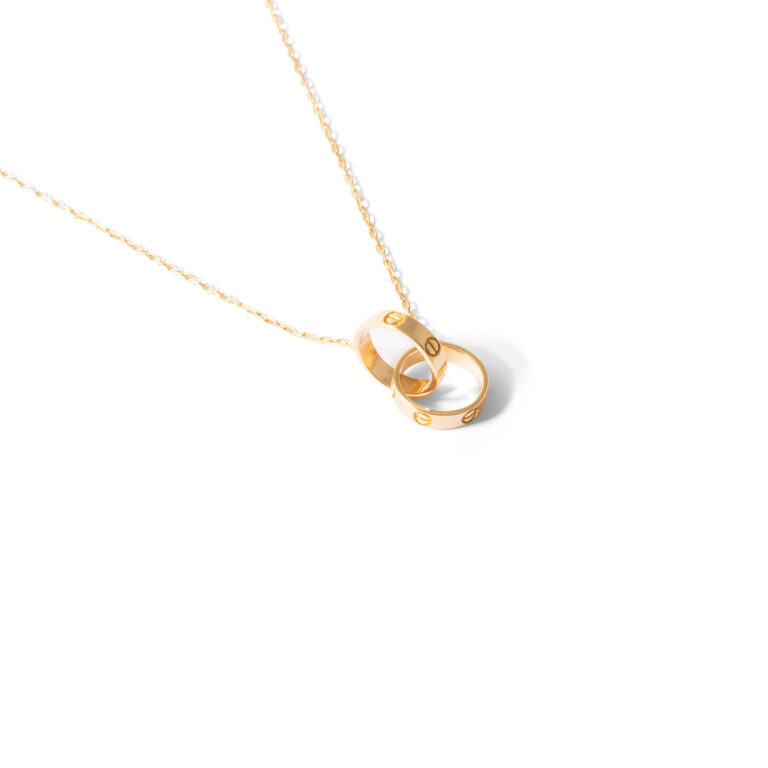 Cartier ring gold necklace g
