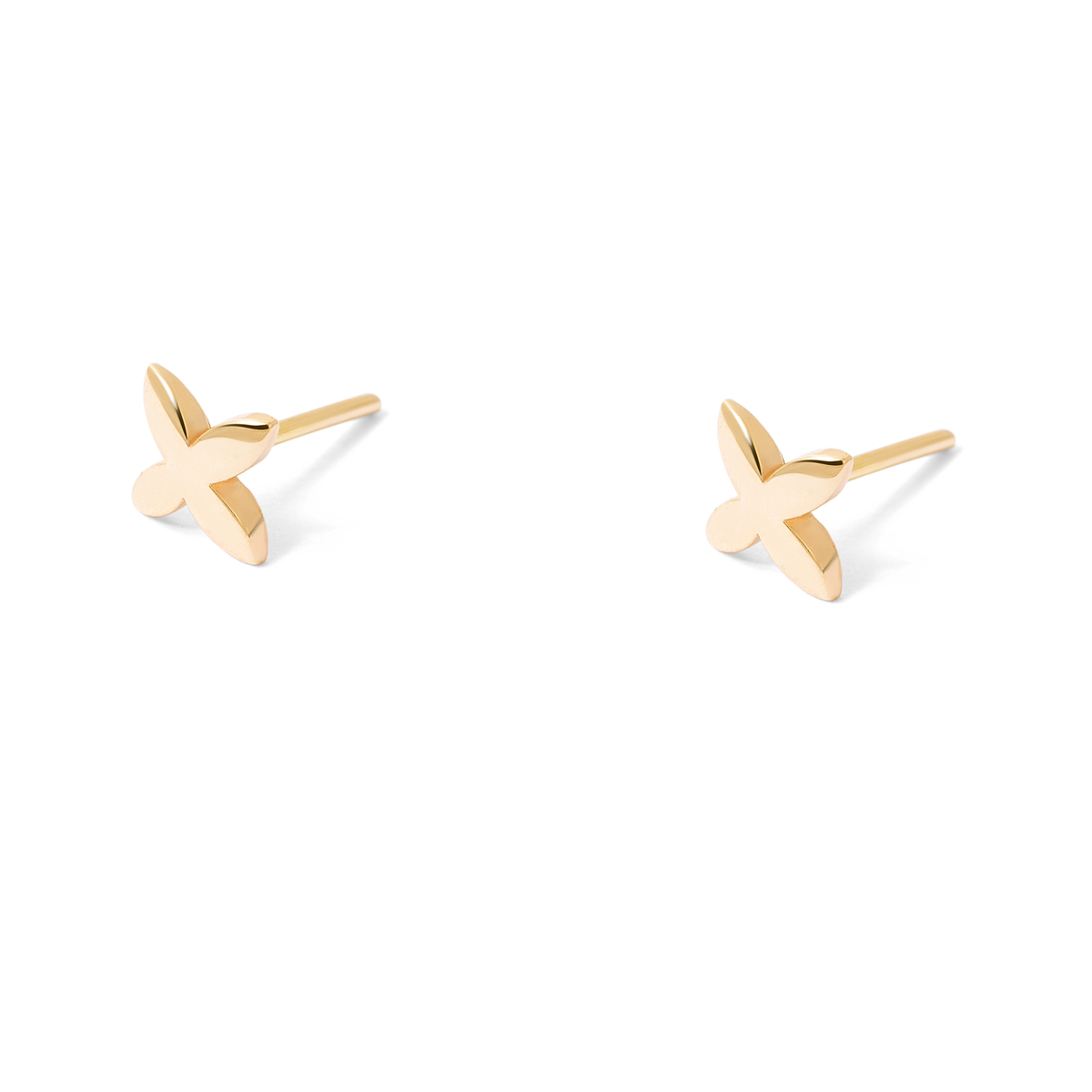 Clover gold earrings G
