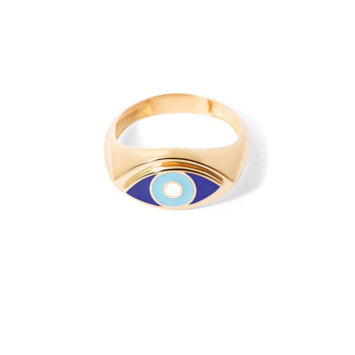 Enamel eye gold ring G