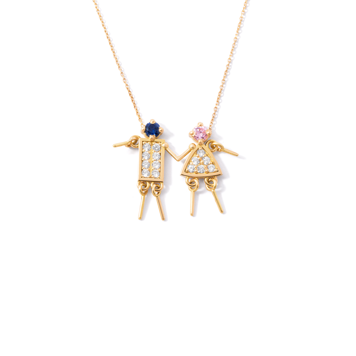 Gold necklace for two g