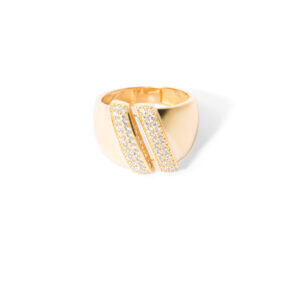 Gold ring with gem g