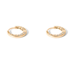 Heart ring gold earrings g