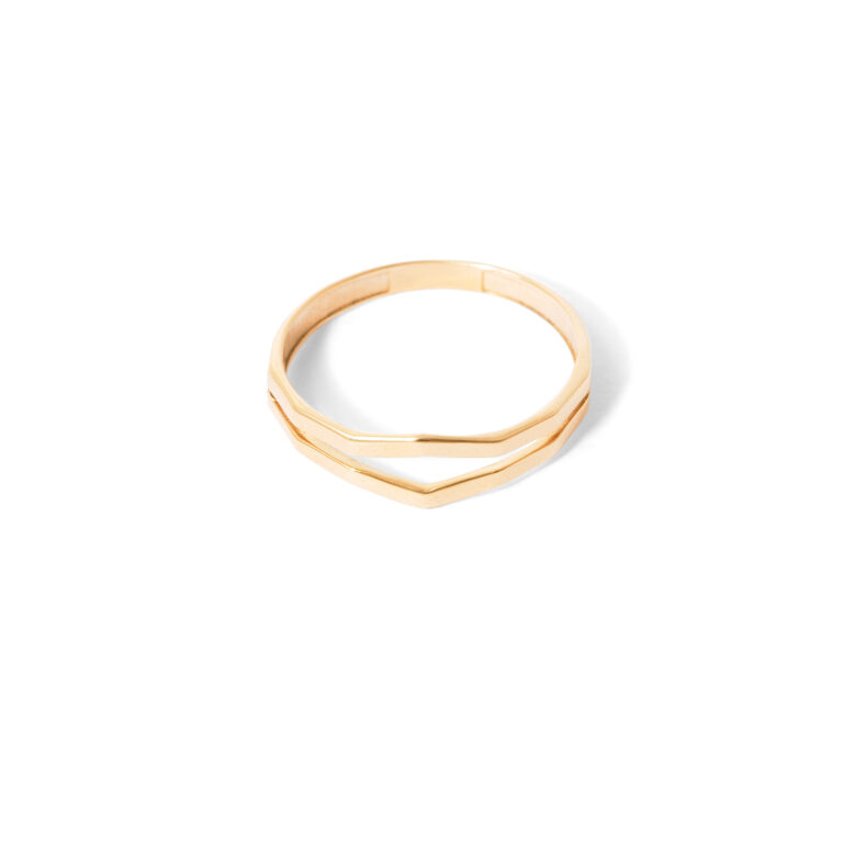 Iso narrow gold ring G