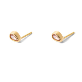Narmela golden teardrop gold earrings g