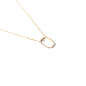 Pendulum gold necklace g