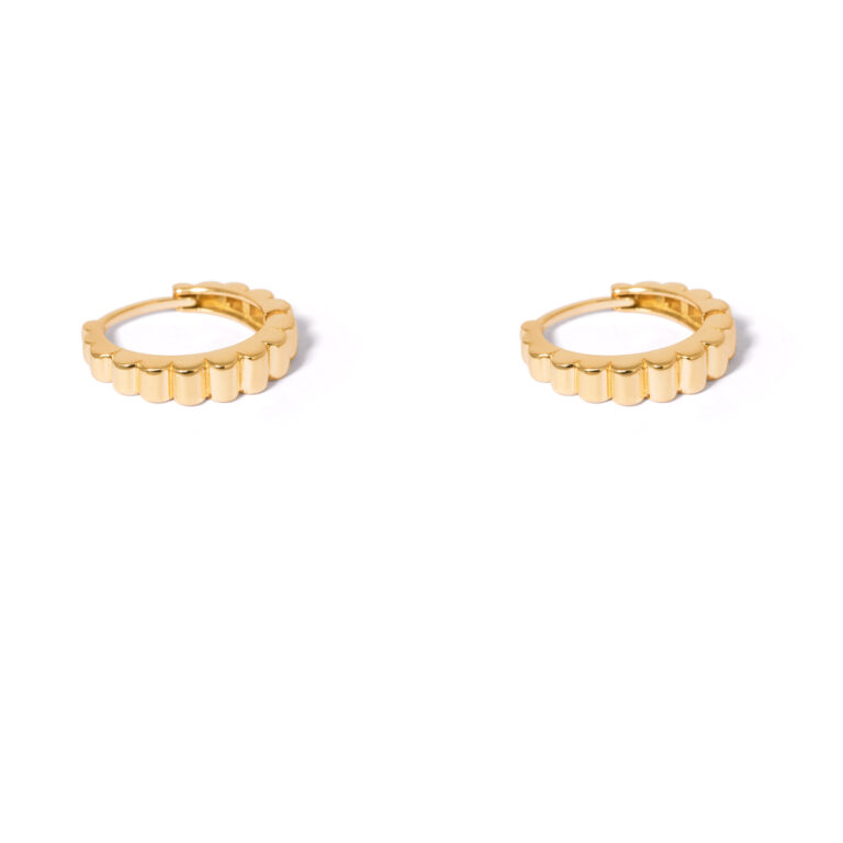 Rima gold hoop earrings g