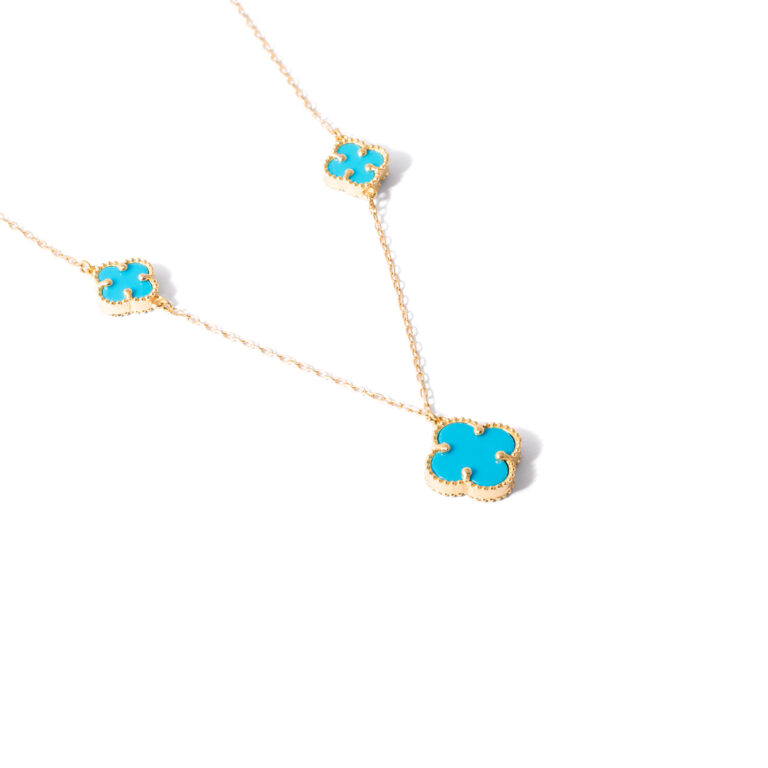 Vancliffe blue gold necklace g