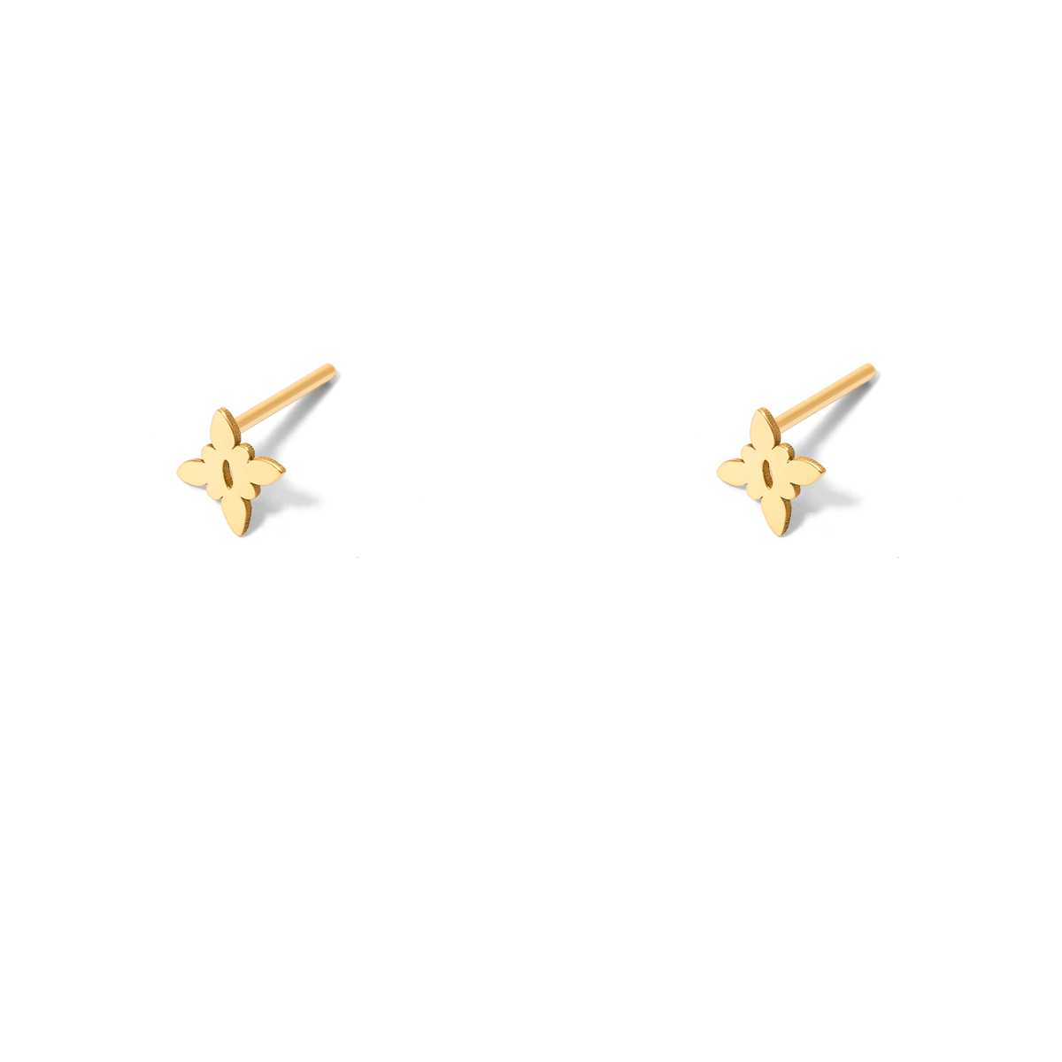 Arantis flower gold earrings g