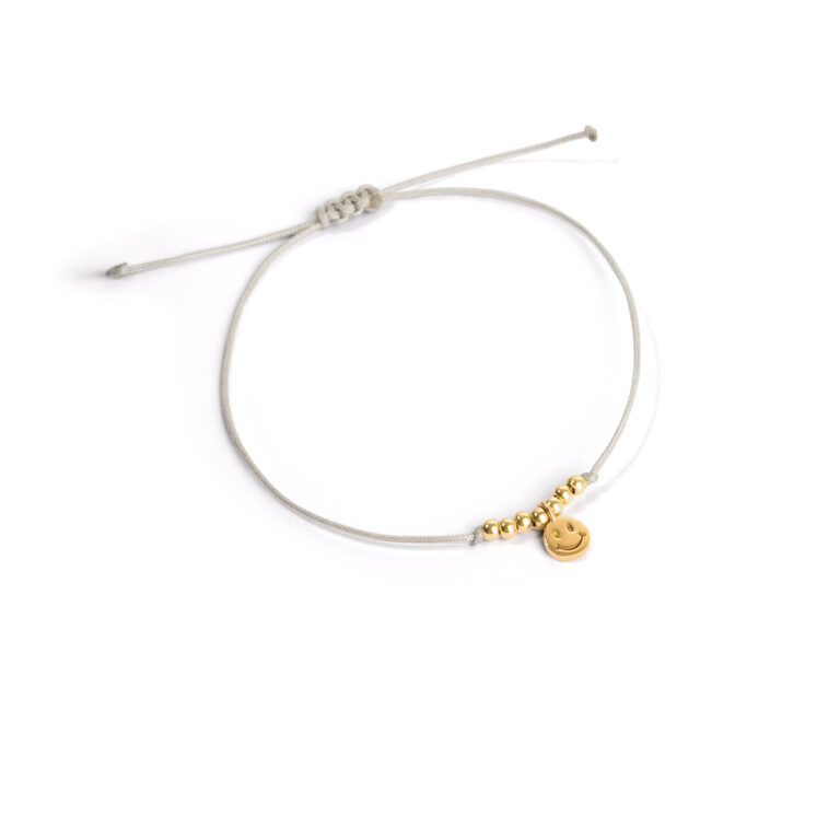 Happy woven gold bracelet g